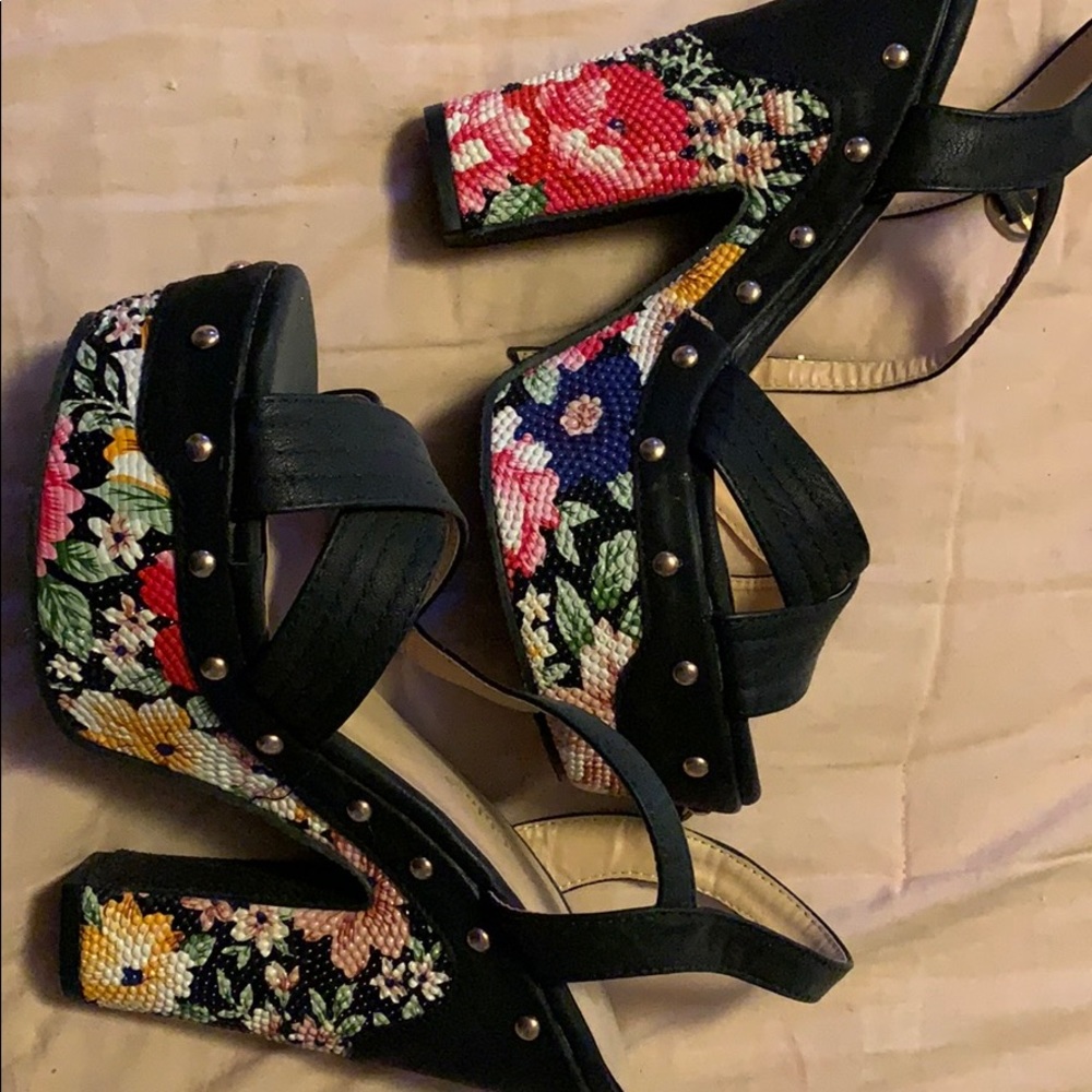 Floral heels